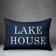thumbnail image 2 of Creative Products Lake House Navy 14x20 Indoor / Outdoor Pillow, 2 of 2
