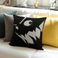 thumbnail image 3 of FCXZI  Happy Halloween Pillow Cover Pumpkin Spider Web Pillow Case Black Throw Cushion Cover Cushion Cases for Home Office Halloween Sofa Bed Decoration  20x20in, 3 of 5