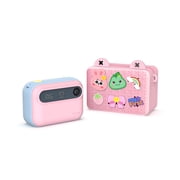 myFirst Dual Screen Kids Instant Print Camera Insta 20 Bundle Set, Cotton Candy Mix - Includes 400+ Prints & Crossbody Bag