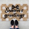 thumbnail image 5 of Dsscvnef Christmas Welcome Mats for Front Door, Funny Door Mats Outside Soft Small Rug Blanket under 15, 5 of 5