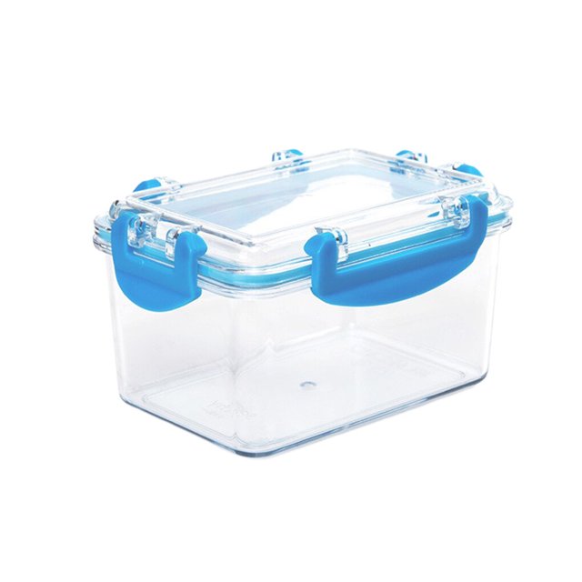 facefd Boîte de Rangement Scellée pour Filles, Mini Boîte de Rangement Transparente pour Salade, Collations, Fruits, Boîte de Conservation pour Bureau