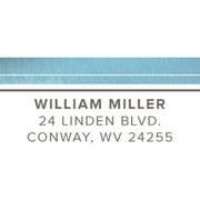 Graceful Script Personalized Address Label