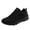 Black, variant on XIMIN Womens Running Safety Shoes Tennis Gym Sneakers Casual Comfortable Slip On Walking Lightweight Athletic Workout Breathable Fashion Sports Indestructible Shoes