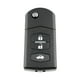 thumbnail image 1 of Car Remote Key Shell 3 Button Flip Folding Key Case en blanco para Mazda 2 3 5 6 Likrtyny Para estrenar, 1 of 9