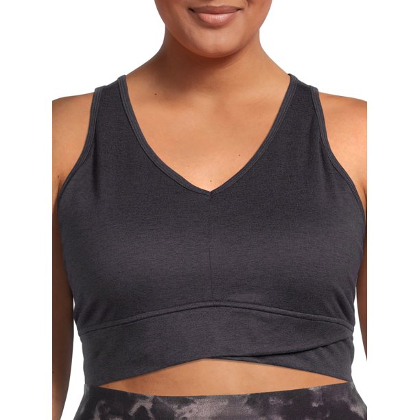 Avia Women's Plus Size Crossover Sports Bra