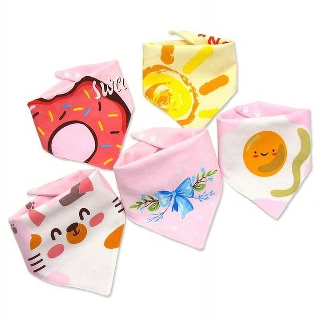 Toalla de saliva para bebé, toalla triangular para bebé, algodón, doble botón a presión, impermeable, babero para recién nacidos, bolsillo, bufanda para niños, primavera y otoño