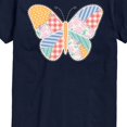 thumbnail image 3 of Instant Message - Patchwork Butterfly Short Sleeve Graphic T-Shirt, 3 of 6