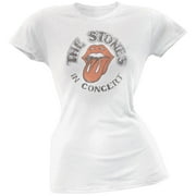 Rolling Stones Women's Juniors In Concert Short Sleeve T Shirt