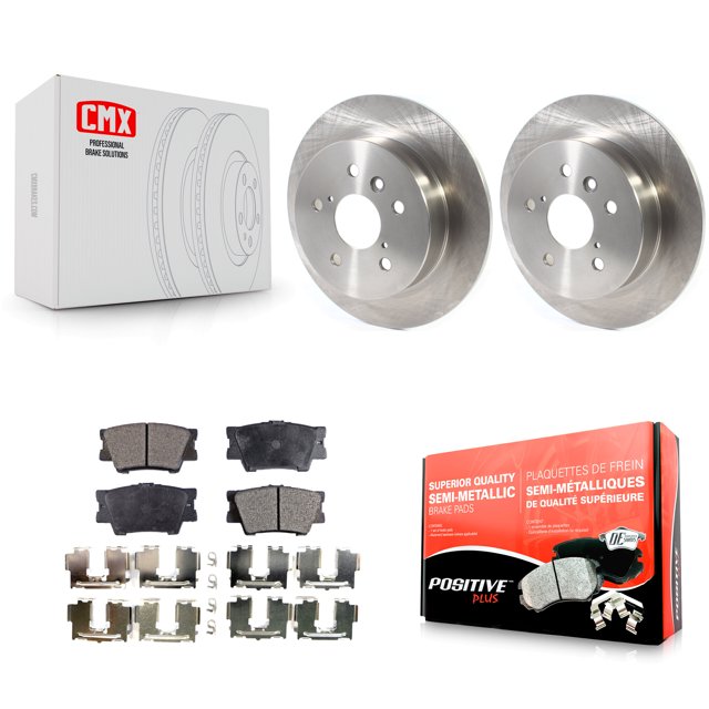 Transit Auto Rear Disc Brake Rotors and Semi-Metallic Pads Kit for Car Toyota Camry K8F-102805