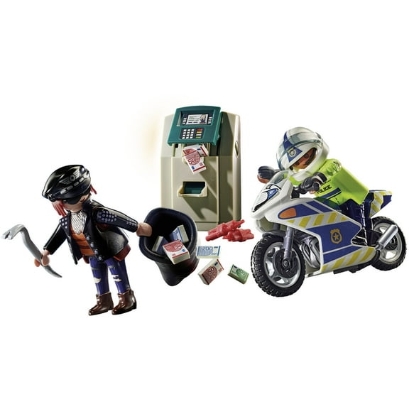 PLAYMOBIL Bank Robber Chase Action Figure Set