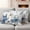 Blue, variant on Blue Pumpkins Fall Outdoor Waterproof Pillow Covers, Thanksgiving Eucalyptus Leaf Rustic Decorative Square Throw Pillowcase Sofa Cushion Sham for Patio/Couch/Chair, 18"x18" 2 Pack