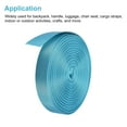 thumbnail image 4 of Uxcell Flat Nylon Webbing Strap for Backpack, Cargo Strap, High Strength and Durable Material for Various Uses Lake Blue, 4 of 6
