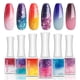 thumbnail image 1 of Set de esmaltes de uñas en gel que cambian de color, modelo ones, 6 colores, 10 ml, 1 of 8