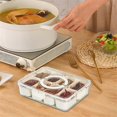 thumbnail image 2 of 1PC Condiment Jars Countertop Spice Organizer Storage Container,A, 2 of 5