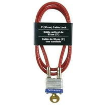 Master Lock Laminated Padlock & Cable  719D
