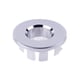 thumbnail image 4 of Anillo de cubierta de desbordamiento Bearachild estilo Vintage para cocina y baño tapa de Metal redonda con orificio para lavabo Plata 10piezas, 4 of 6