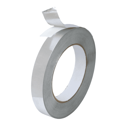 FindTape High Temperature Aluminum Foil Tape [2 mil Linered] (DSAF2): 1/2 in. x 50 yds. (Silver)