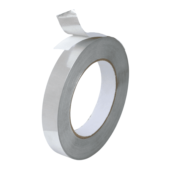 FindTape High Temperature Aluminum Foil Tape [2 mil Linered] (DSAF2): 1/2 in. x 50 yds. (Silver)