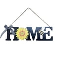 thumbnail image 2 of CSCHome Home Decor Exquisite Bee Sunflower Home Letters Hanging Sign Front Door Room Decoration, 2 of 5