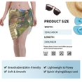 thumbnail image 5 of Disketp Cute Mushroom Town A Women Swimsuit Cover Up Short Chiffon Summer Beach Sarong Bikini Wrap Skirt Bathing Suit, 5 of 5