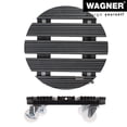 thumbnail image 3 of Wagner design yourself 15.1" Gray Wood Plastic Composite Round Plant Caddy, 3 of 6