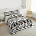 thumbnail image 3 of Castle Fairy Hippie Aztec 3pcs King Size Comforter Sets,Tribal Style Bedding Comforter Set,Wildlife Deer Super Cozy Bedding Set,Lightweight Bohemian Room Decor,Reversible, 3 of 8