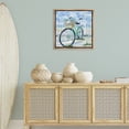 thumbnail image 4 of Stupell Industries Tropical Bike on Floral Beach Brown Floating Frame Canvas Art, 25 x 25, by Paul Brent, 4 of 8