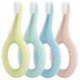 thumbnail image 1 of Cepillos de dientes de silicona para bebés eccomum, cepillo de dientes de entrenamiento con cerdas suaves y duraderas, 1 of 8