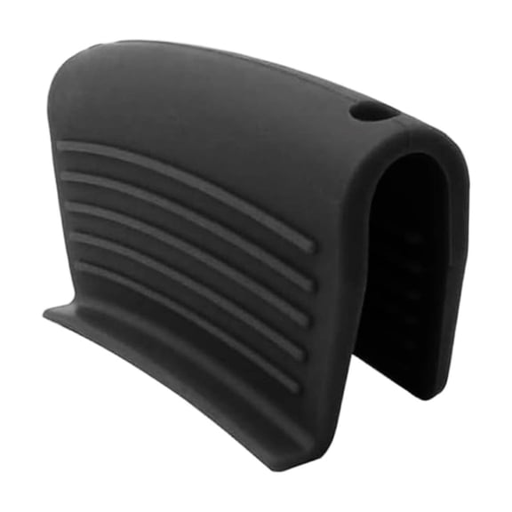 Silicone Hot Handle Holder Cover Cast Iron Handle Cover Silicone Pot Holders Heat Resistant Assist Pan Handle Sleeve NonSlip Pot Handle Covers for Cast Iron Skillet Metal Pan Dishwasher Safe Black(A)