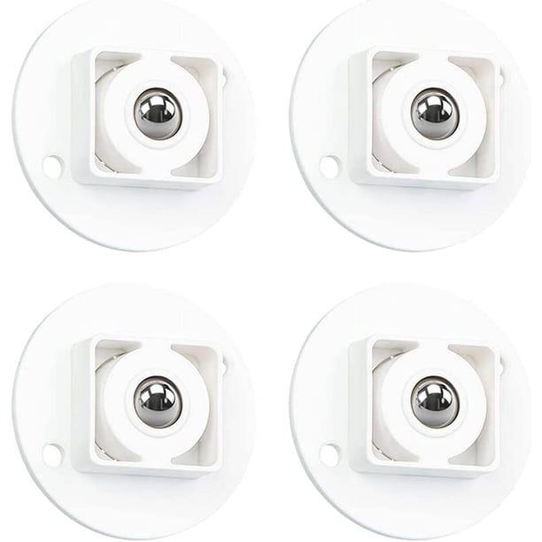 Mini ruedas autoadhesivas de 12 piezas, pequeñas ruedas giratorias silenciosas de 360°, poleas de rotación para botes de basura y contenedores de almacenamiento oso de fresa Electrónica