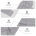 thumbnail image 5 of GrmtClth Men' Linen Sets Outfits Summer Hoodie Clothing Workout Yoga Pants Button Down Long Sleeve Trend 2 Piece Set Dark Gray L, 5 of 6