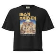 thumbnail image 2 of Iron Maiden Powerslave Pharoh Mineral Wash Womens Crop Tee, 2 of 7