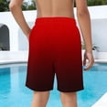 thumbnail image 5 of UQJfacai Boys Swim Trunks Gradient UPF 50+ Quick Dry Swim Shorts with Pockets Beachwear Bathing Suits Swimsuit for Kid 4-15 Years, 5 of 8