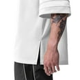 thumbnail image 5 of ALLLIST Short Sleeve Going Out Tops for Men Crew Neck White Muscle Quick Drying Fitness T-Shirts Breathable Classic Tee for Men, 5 of 9