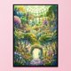 thumbnail image 3 of Punto de cruz completo 11CT hilo de algodón DIY jardín de flores de mar bordado impreso Likrtyny decoración de arte, 3 of 9