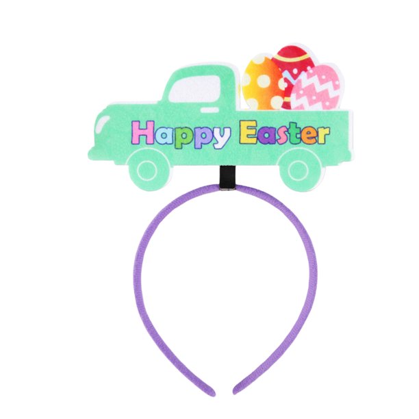Puntoco Diadema de Pascua, huevos de Pascua, conejito, zanahoria, pollo, aro para el cabello, bandas para el cabello, diadema para el día de Pascua, accesorios para el cabello, decoraciones para f