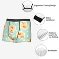 thumbnail image 3 of Yiaed Cute Duck Print Men's Soft Cotton Boxer Shorts Breathable Boxers Underwear Moisture-Wicking Underwear Stretch Boxer Briefs for Man-Large, 3 of 5
