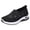 Black, variant on Womens 3D Butterfly Ortho Slip on Walking Nursing Shoes with Arch Support Vintage Flower Embroidery Comfortable Plantar Fasciitis Recovery Driving Sneakers Green Size 9