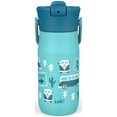 thumbnail image 6 of Zak Designs Zak Hydration 14 ounce Kids Stainless Steel Vacuum Insulated Water Bottle, On the Move, 6 of 12