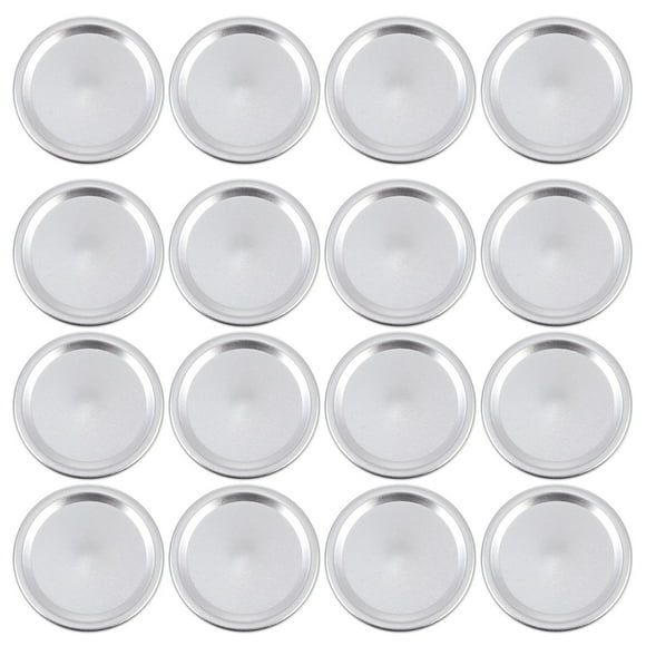 Minkissy 24Pcs Can Sealer Cap for Canning Supplies at Home Silver