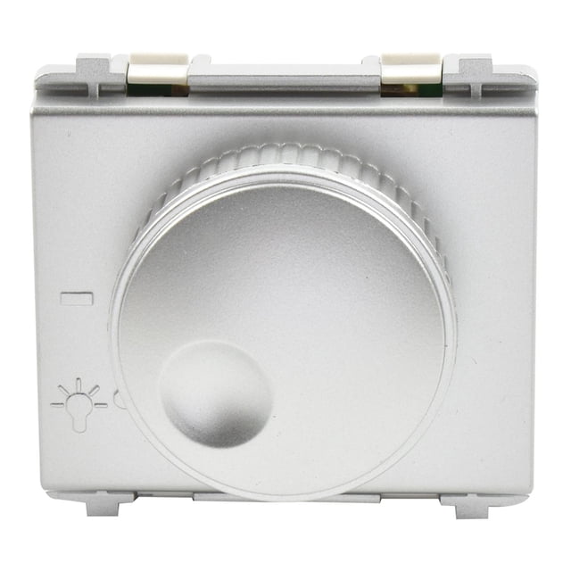 Atenuador Rotativo Omega Plástico Gris Claro 2 Módulos