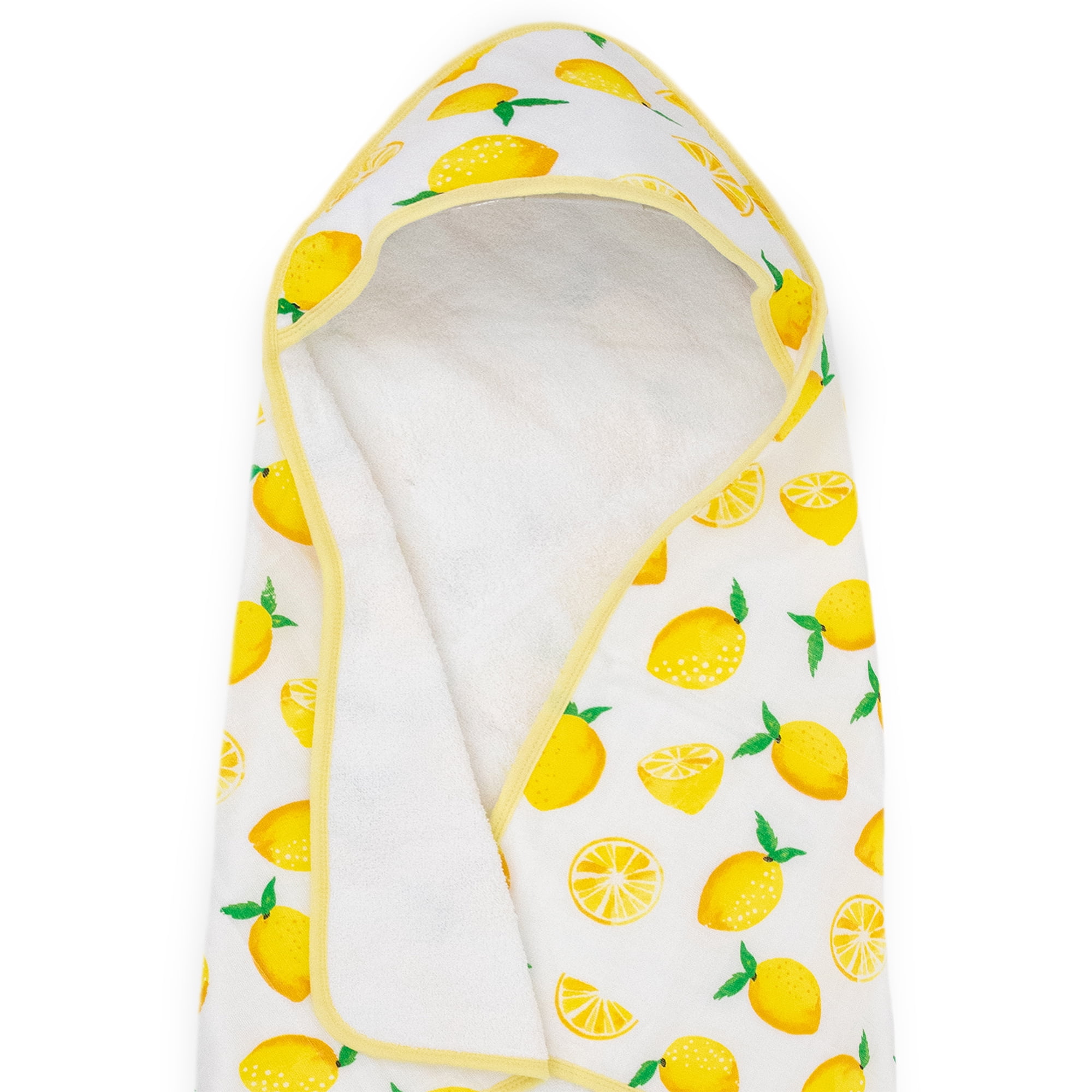 Little Unicorn Hooded Baby Towel - Baby Bath Essentials - Lemon