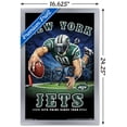 thumbnail image 3 of NFL New York Jets - End Zone 17 Wall Poster, 14.725" x 22.375" Framed, 3 of 6