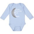 thumbnail image 3 of Inktastic I Love You to the Moon & Back. Boys or Girls Long Sleeve Baby Bodysuit, 3 of 5