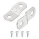thumbnail image 1 of Uxcell 20Pcs 1/8" Offset Clips de lienzo, Clip para enmarcar imágenes con 2 agujeros, Plata, 1 of 5