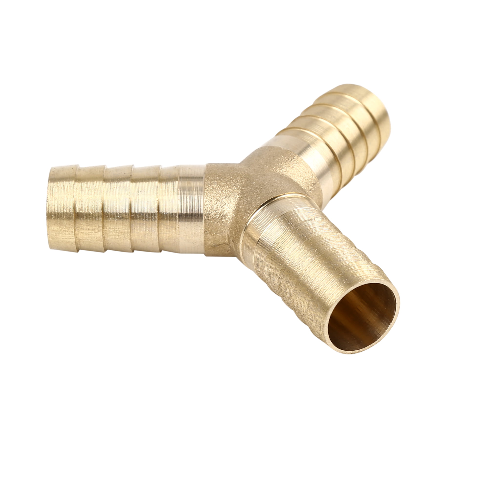 Brass 'Y' Hose Joiner Barbed Splitter Connector Air Fuel Water Pipe Tubing 