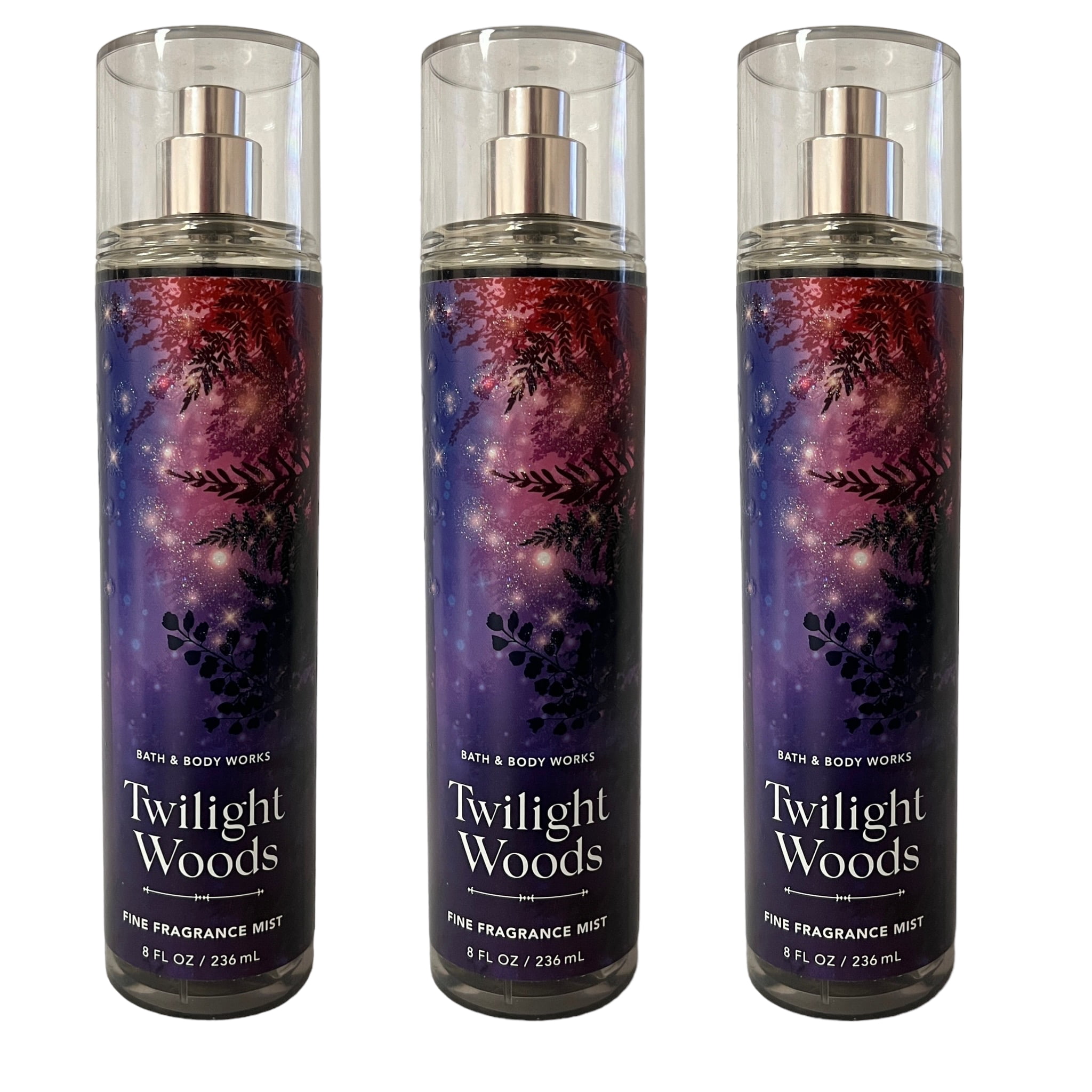 Bath and Body Works Twilight Woods Fragrance Mist Set 3 Pack 8 fl oz