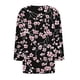 thumbnail image 4 of Blusas para las Mujeres Casual, 3/4 Manga Floral Estampado Camiseta de Moda Top Hecho de Poliéster Transpirable Suave para el Uso Diario de Primavera Otoño, Tops de Blusa para las Mujeres, 4 of 9