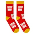 thumbnail image 5 of Crazy Socks – Cup Noodles Crew Socks – Officially Licensed Instant Ramen Soup Graphic – Unisex Large, 5 of 6