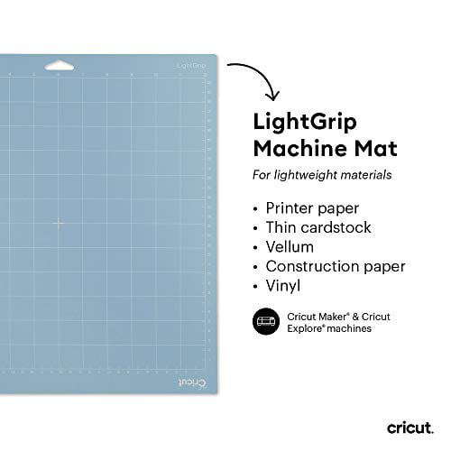 Cricut LightGrip Adhesive Cutting Mat 12x12 - For Cricut Explore